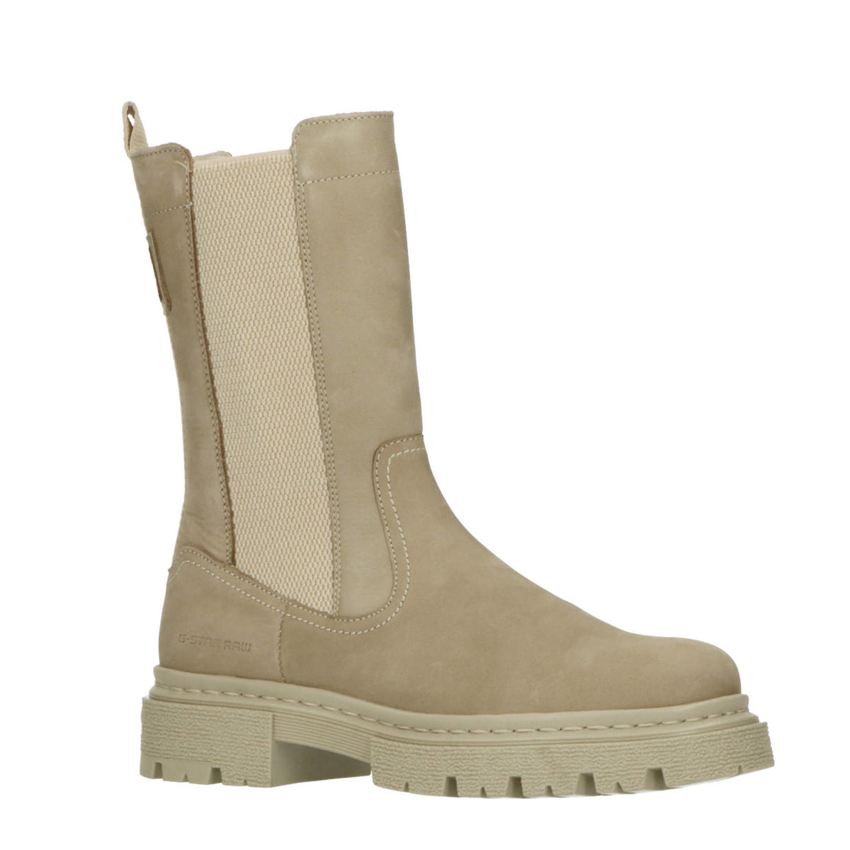 G-STAR Kafey High nubuck laarzen taupe wehkamp