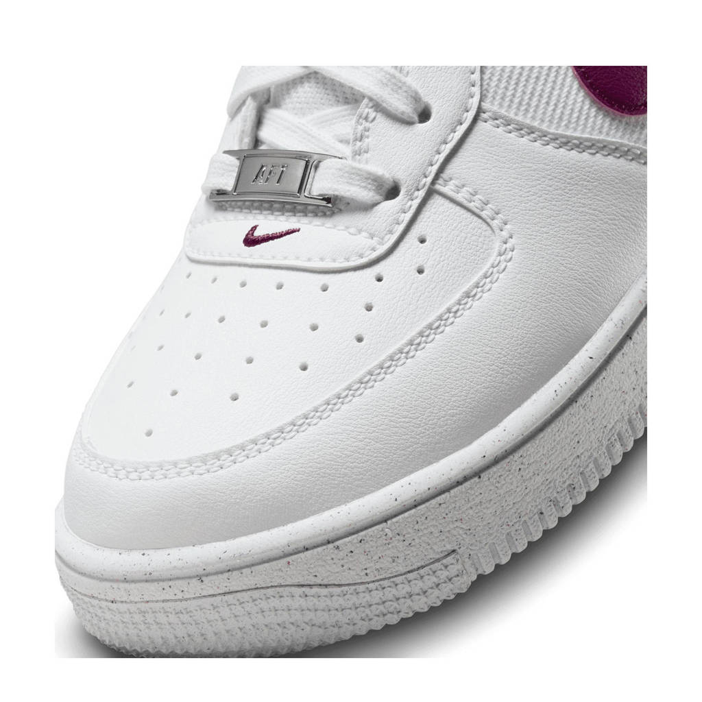 Nike Air Force 1 Crater sneakers wit/donkerpaars wehkamp