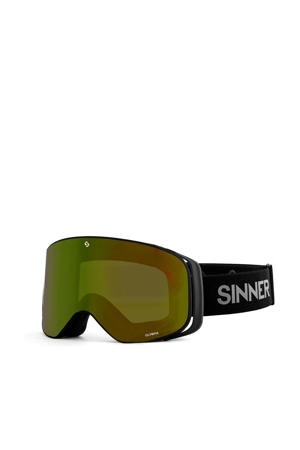skibril Olympia groen/zwart
