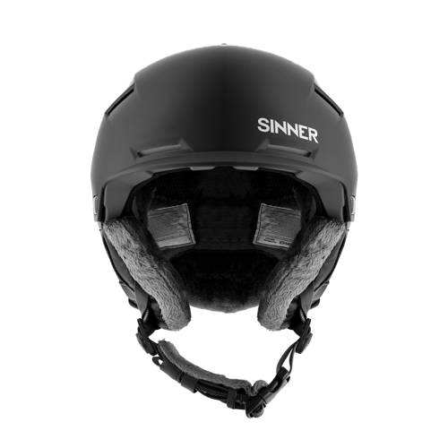Sinner ski helm Beartooth mat zwart/grijs