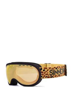 skibril Vorlage S zwart/goud (goudkleurige lens)