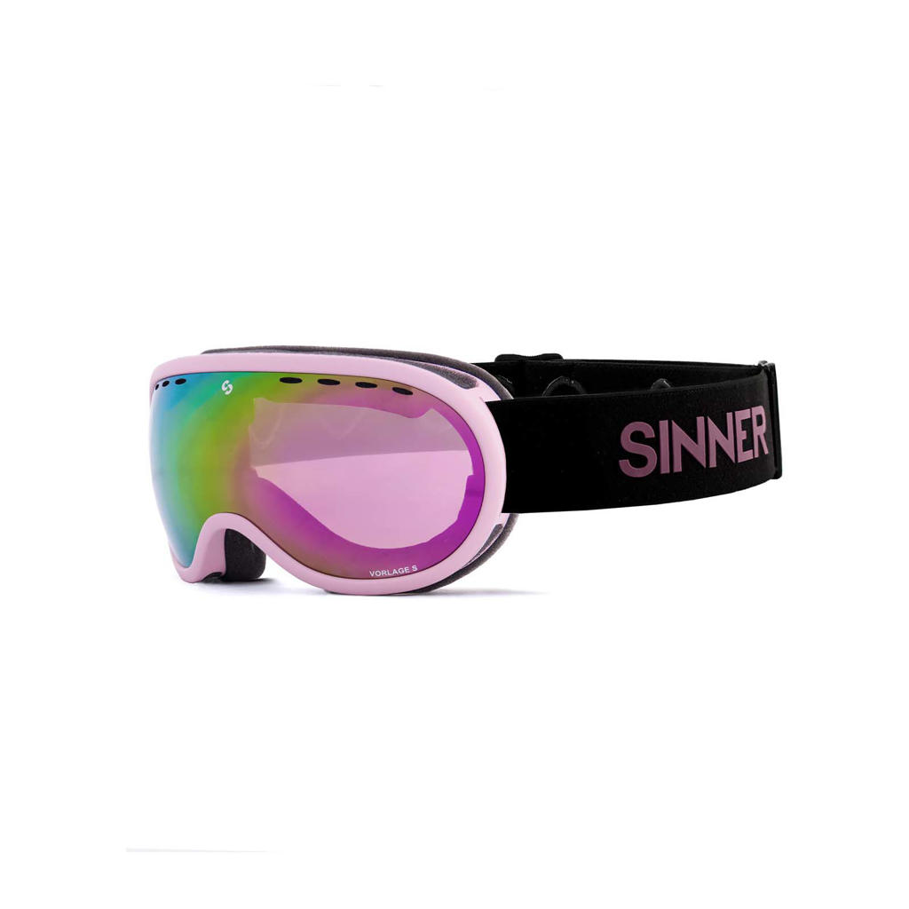 Sinner skibril Vorlage S lichtroze (roze lens)