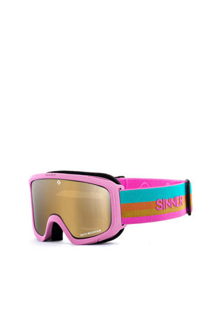 Jongens/meisjes skibril Duck Mountain roze