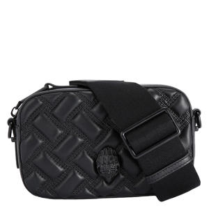 leren crossbody tas Kensington zwart