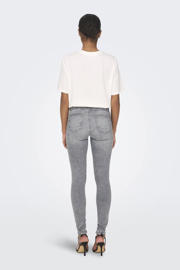 thumbnail: ONLY mid waist skinny jeans ONLPOWER grijs