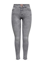 thumbnail: ONLY mid waist skinny jeans ONLPOWER grijs