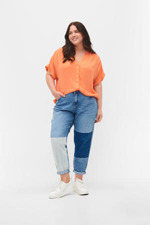 mom jeans Mille blauw