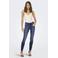 ONLY mid waist skinny jeans ONLBLUSH dark denim