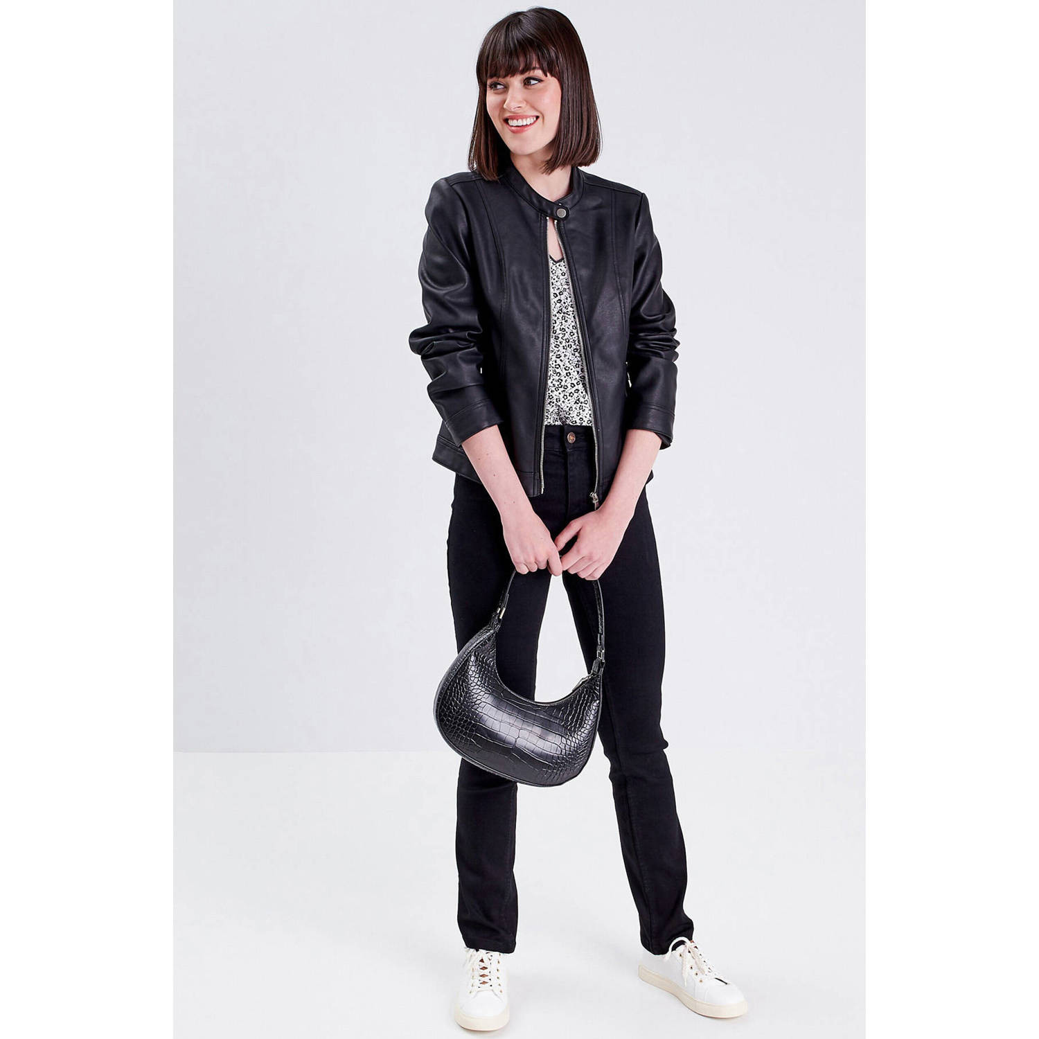 Cache regular fit jeans black denim