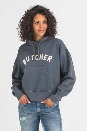 sweater Butcher Army hdd Sweat van biologisch katoen grijsblauw
