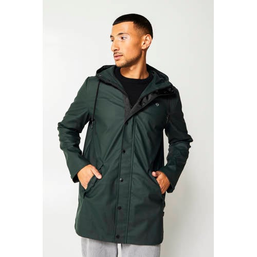 America Today regenjas Jace van polyester dark green afbeelding