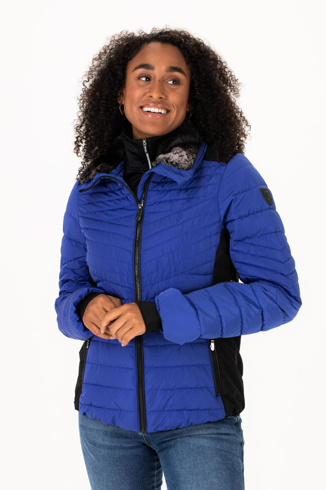 Norm Levering Zweet Falcon gewatteerd ski-jack Madeleine blauw | wehkamp