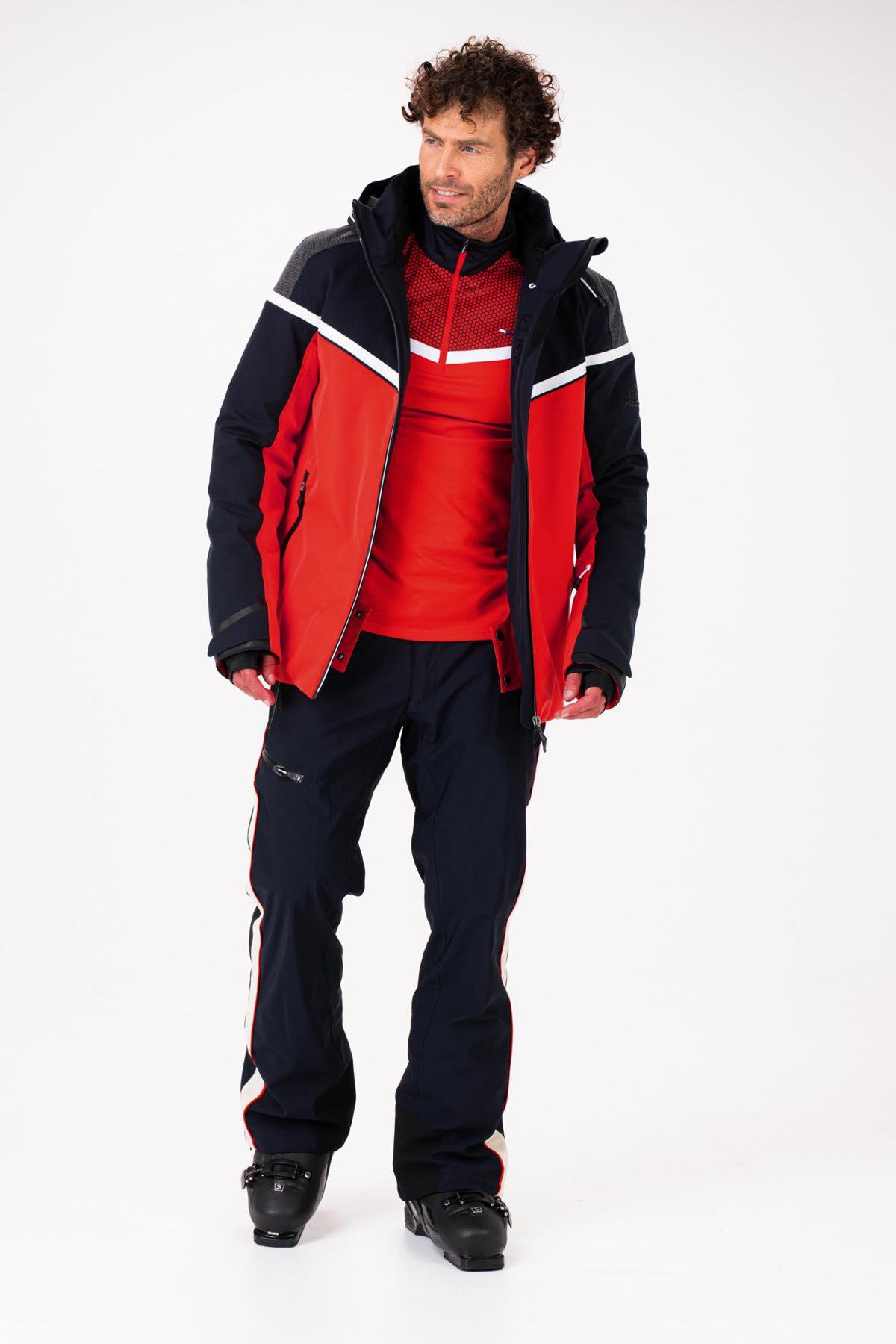 Walter Cunningham Verwachting Decimale Falcon ski-jack Rogan oranje/zwart | wehkamp