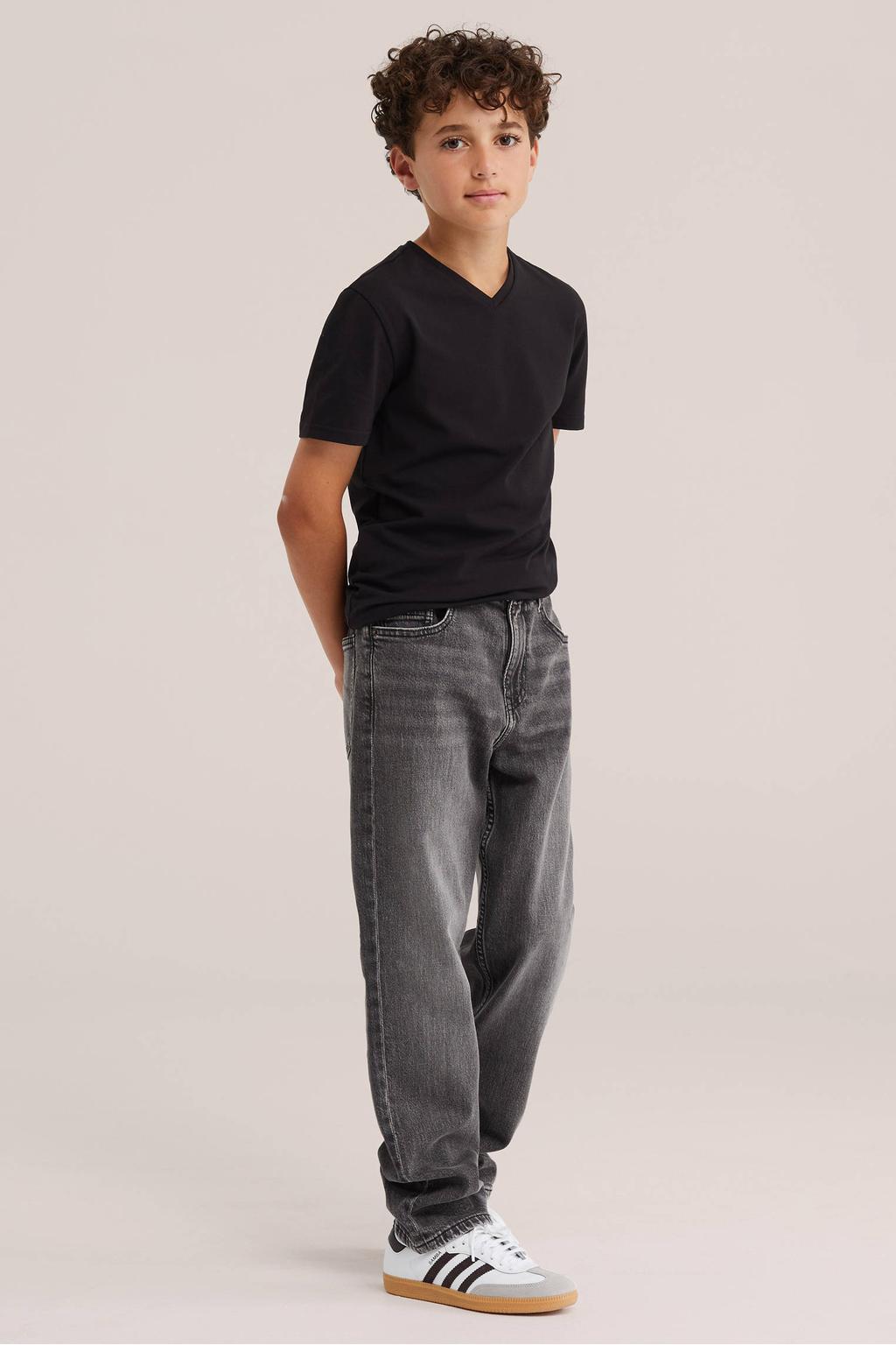 WE Fundamentals basic T-shirt zwart