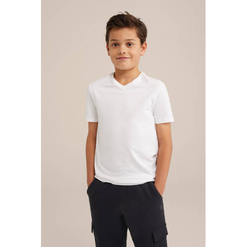 WE Fundamentals basic T-shirt wit afbeelding