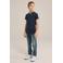 WE Fundamentals basic T-shirt donkerblauw