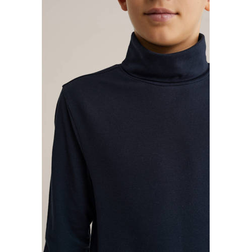 WE Fashion longsleeve donkerblauw afbeelding