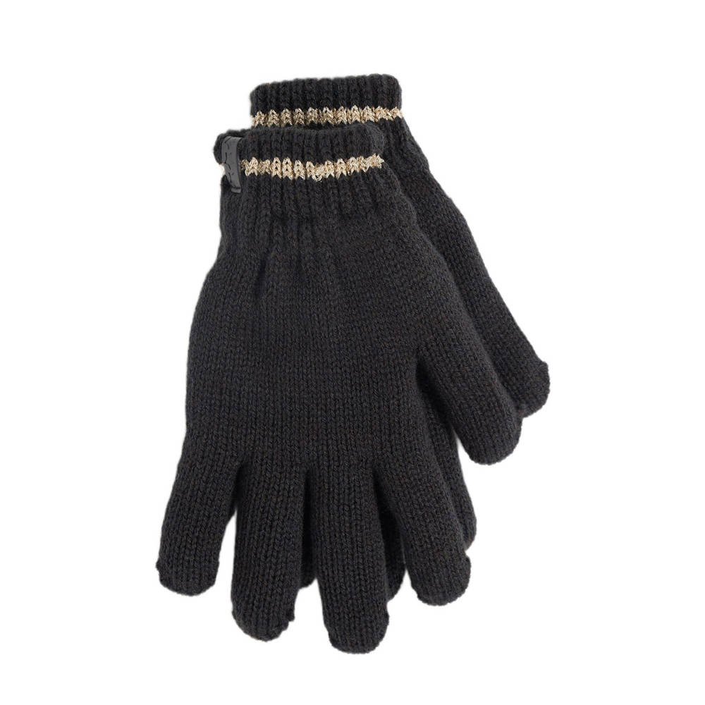 WE Fashion gebreide handschoenen zwart