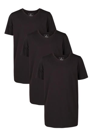 T-shirt - set van 3 zwart
