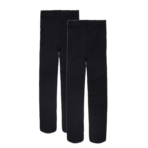 WE Fashion panty 50 denier - set van 2 zwart afbeelding