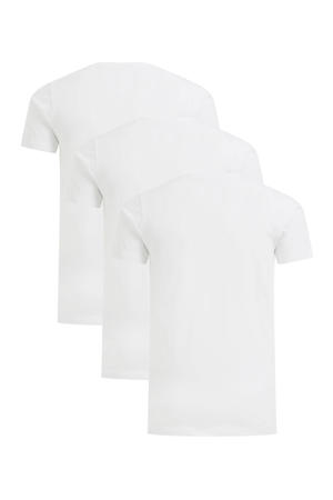 T-shirt - set van 3 wit