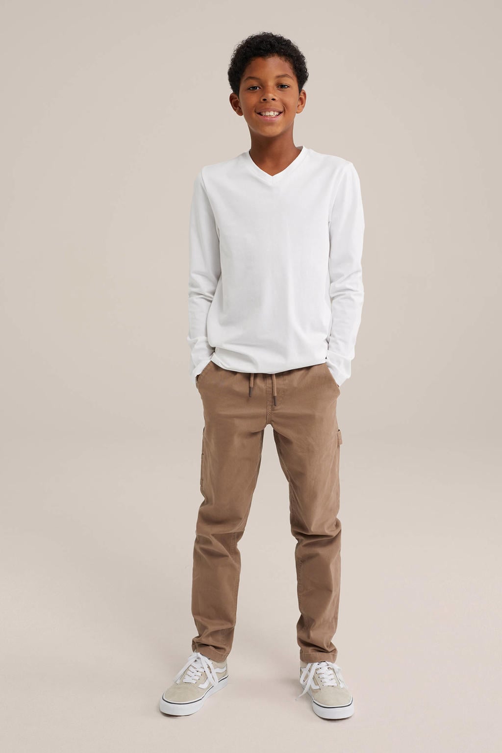 WE Fashion basic longsleeve wit