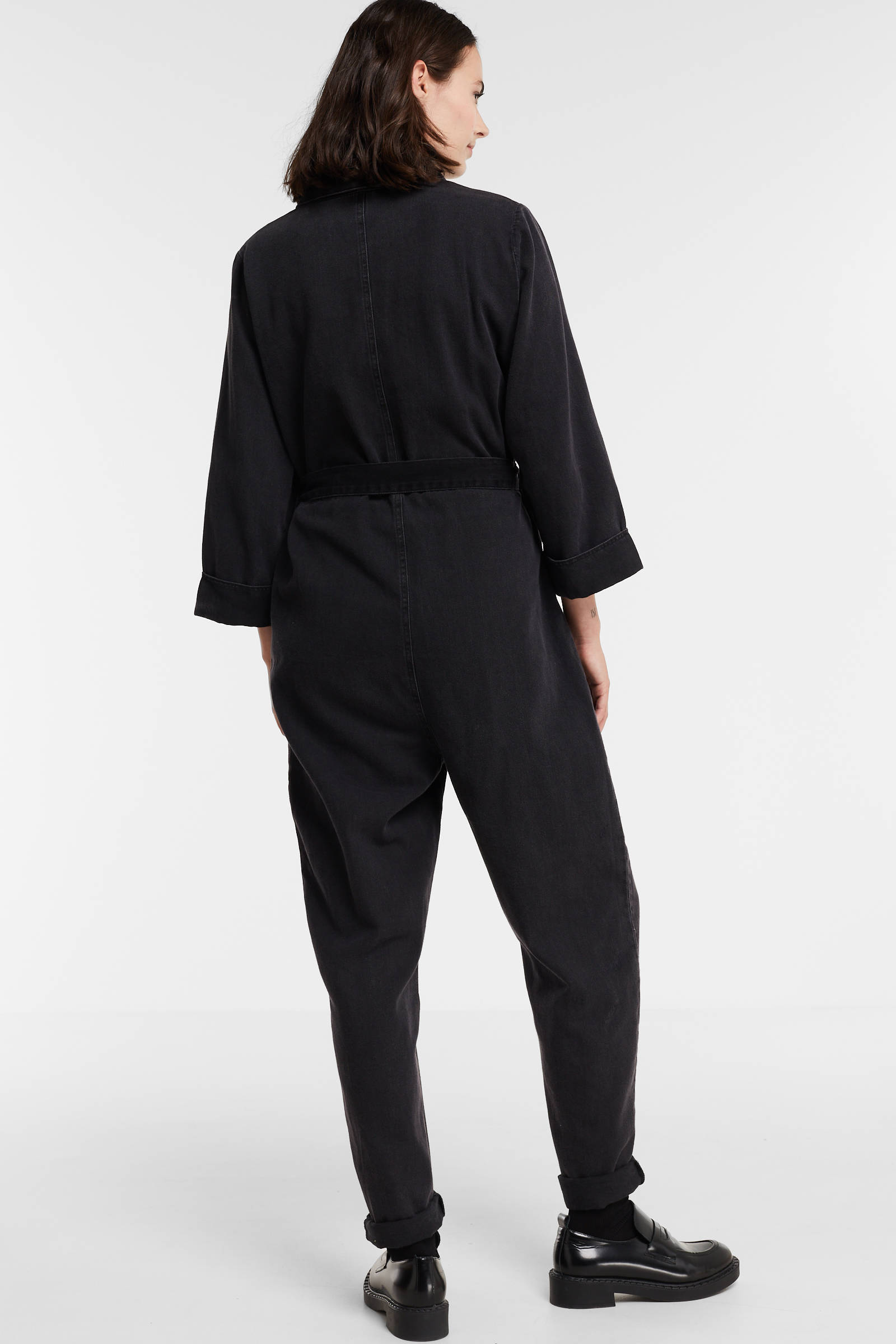 Noisy May Shirt met lange mouwen en all-over motief, model 'JUDITH' in