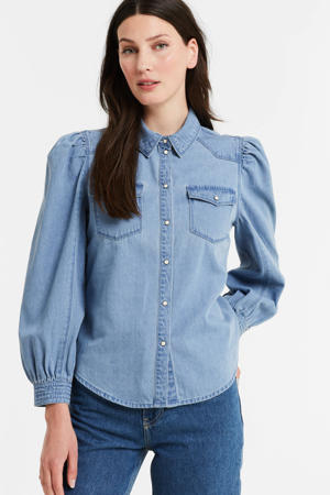blouse ONLMALLORY  light blue denim