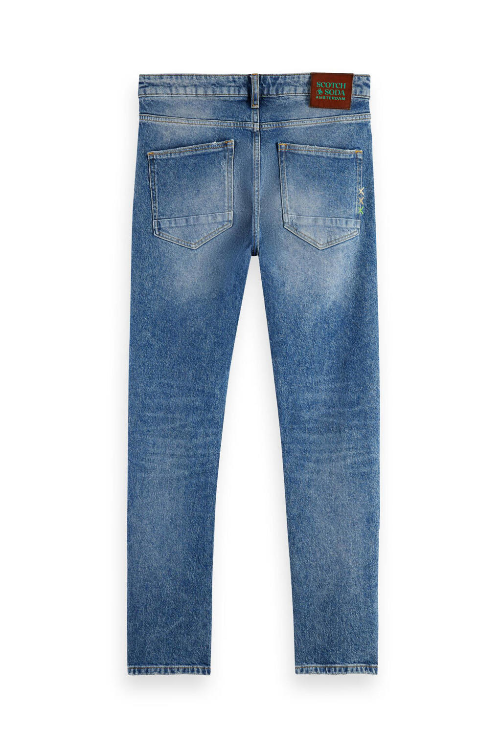 Scotch & Soda skinny jeans Skim blauw shower | wehkamp