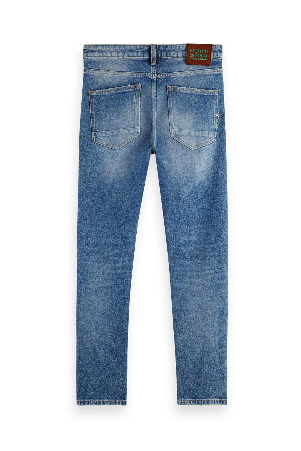 Scotch & Soda skinny jeans Skim blauw shower | wehkamp