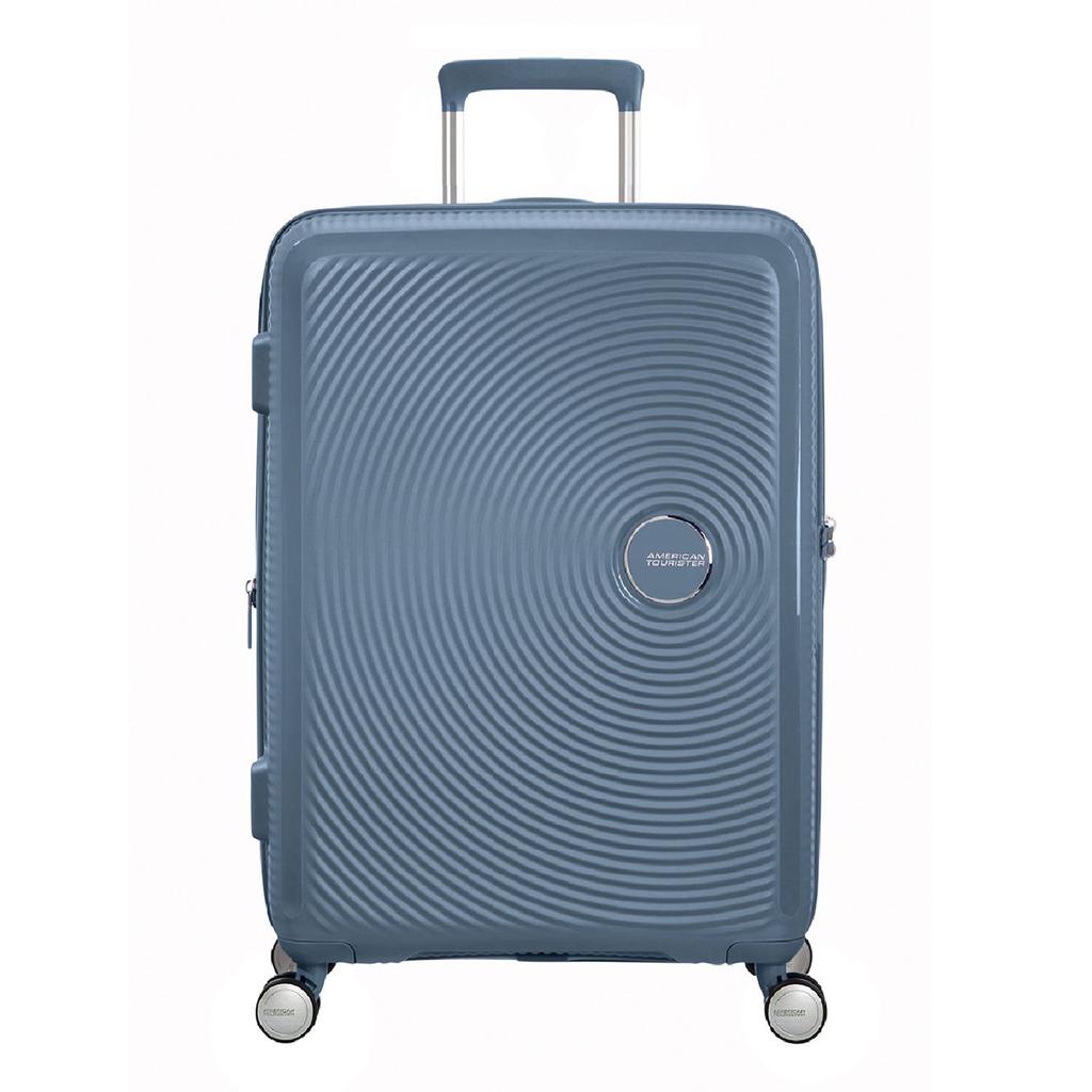 American Tourister trolley Soundbox 77 cm. Expandable grijsblauw