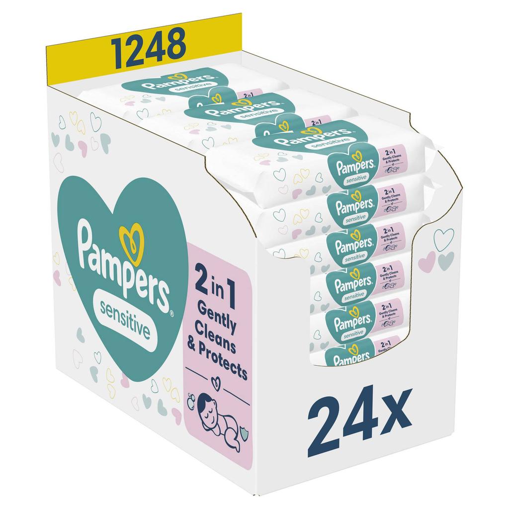 Pampers Sensitive 24 x 52 Babydoekjes