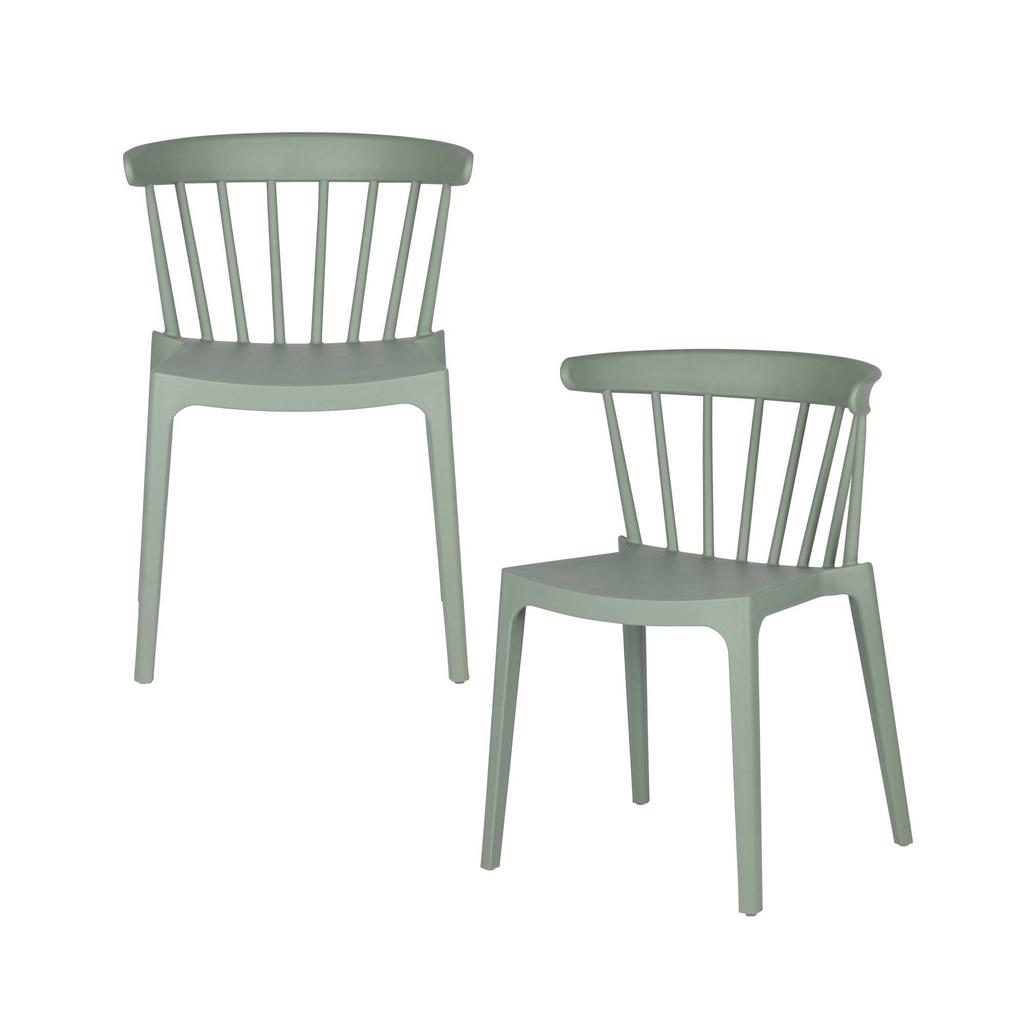 WOOOD WOOOD Bliss Tuinstoelen - Plant Fiber - Bruin Melange - Set van 2