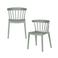 WOOOD WOOOD Bliss Tuinstoelen - Plant Fiber - Bruin Melange - Set van 2