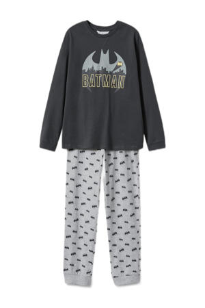   Batman pyjama met printopdruk grijs/lichtgrijs