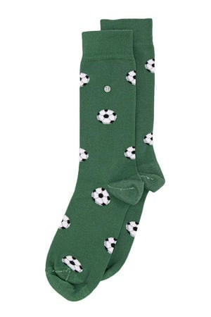 sokken Football met print groen