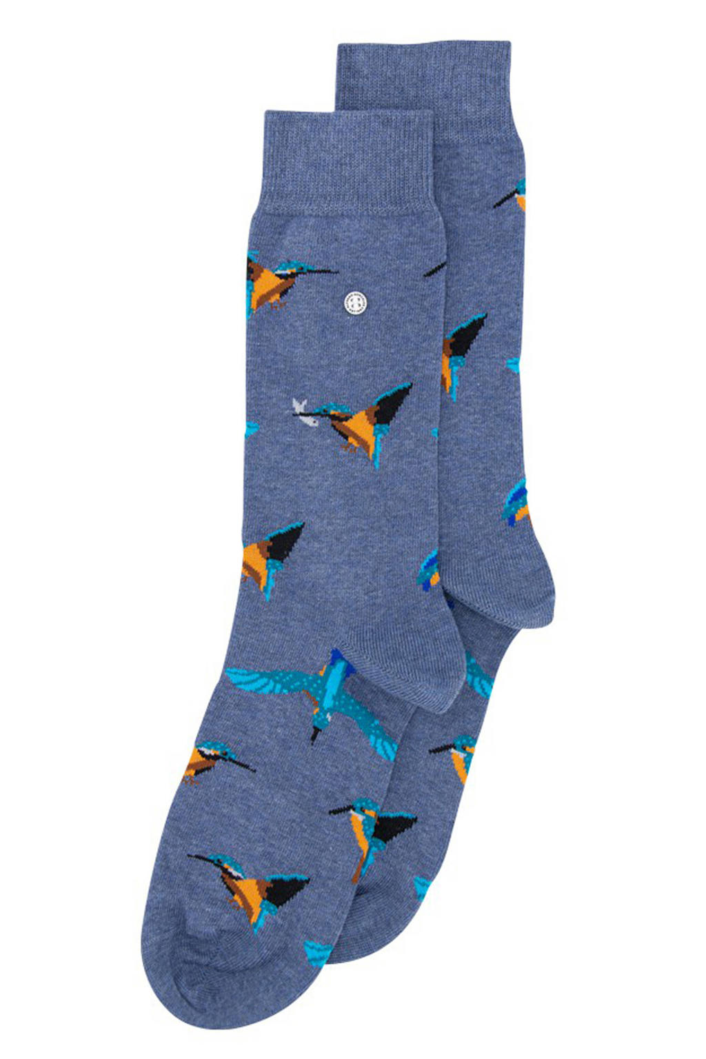 Alfredo Gonzales sokken Kingfisher met print blauw