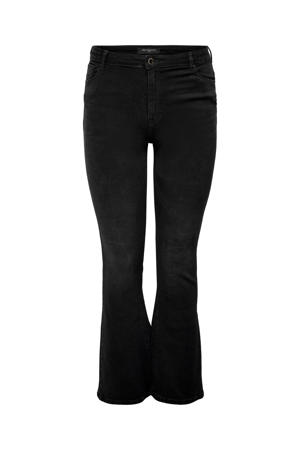high waist flared jeans CARSALLY zwart