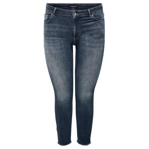 ONLY CARMAKOMA cropped skinny jeans CARWILLY blue black afbeelding