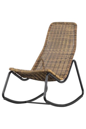 Schommelstoel Buiten Tom - Rattan - Naturel - 97x51x95