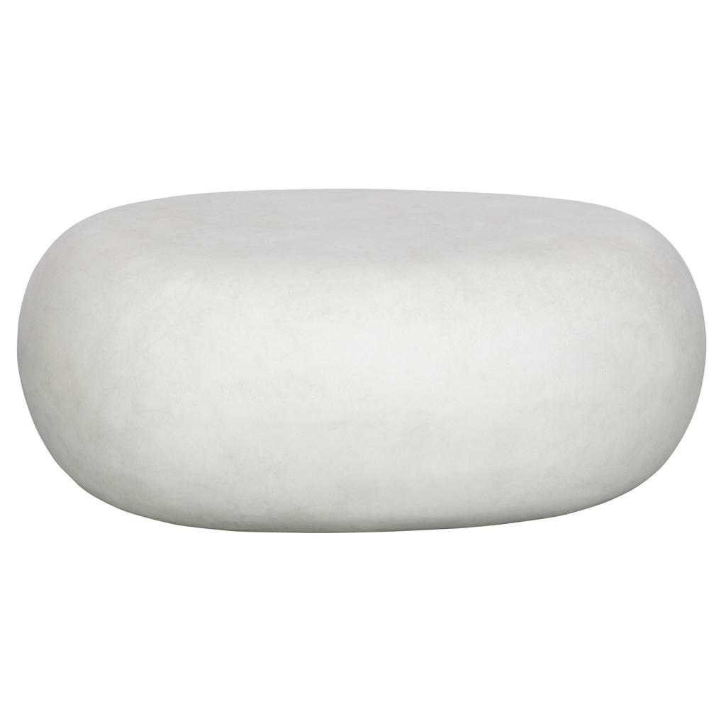 vtwonen vtwonen Pebble Bijzettafel - Fiber Clay - Wit - 31x65x49