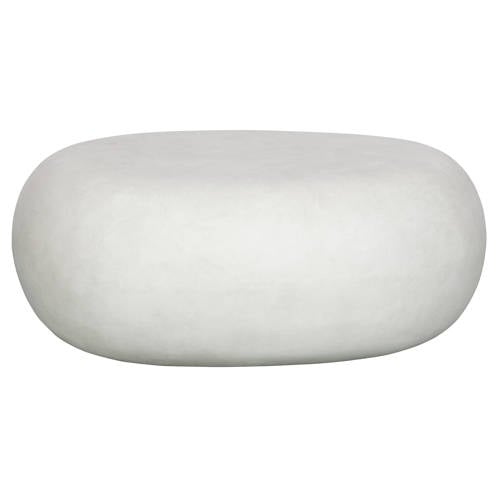 vtwonen Bijzettafel Pebble - Fiber Clay - Wit - 31x65x49 Pebble