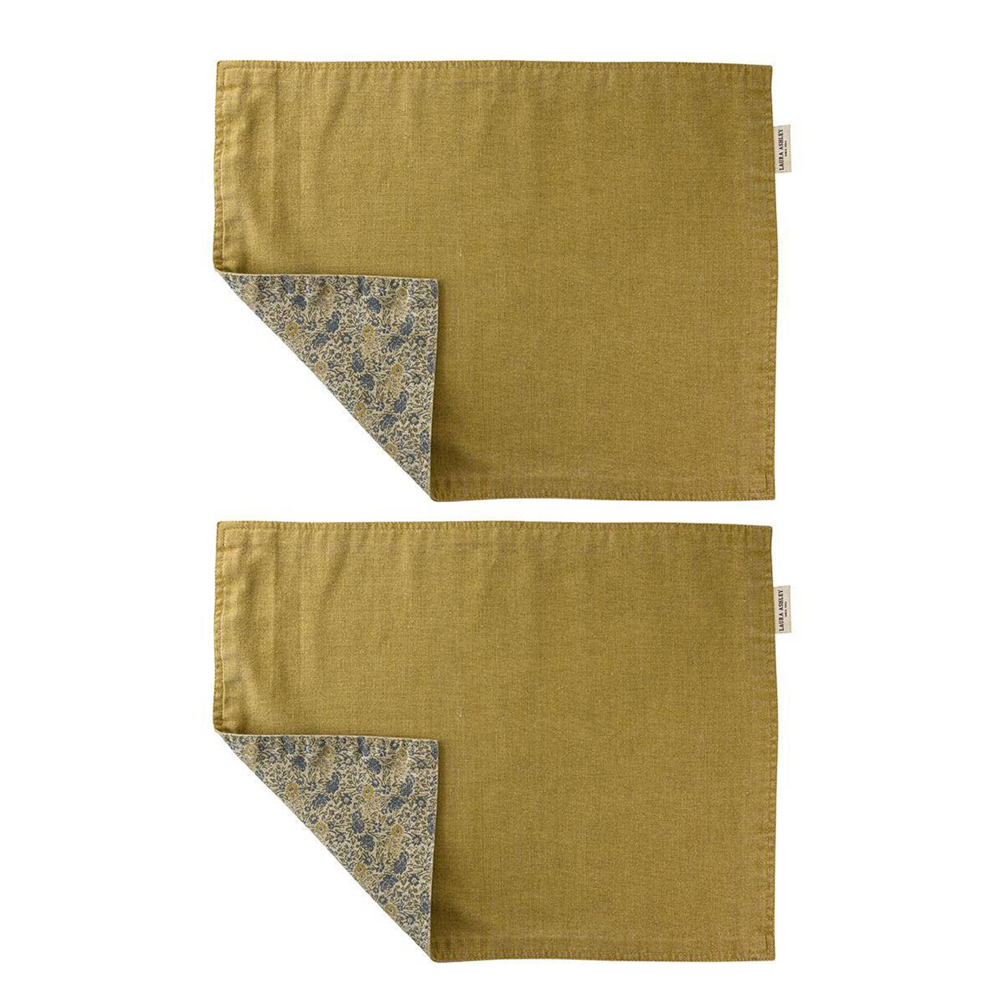 Laura Ashley Wild Clematis placemat (set van 2) (dubbelzijdig) wehkamp