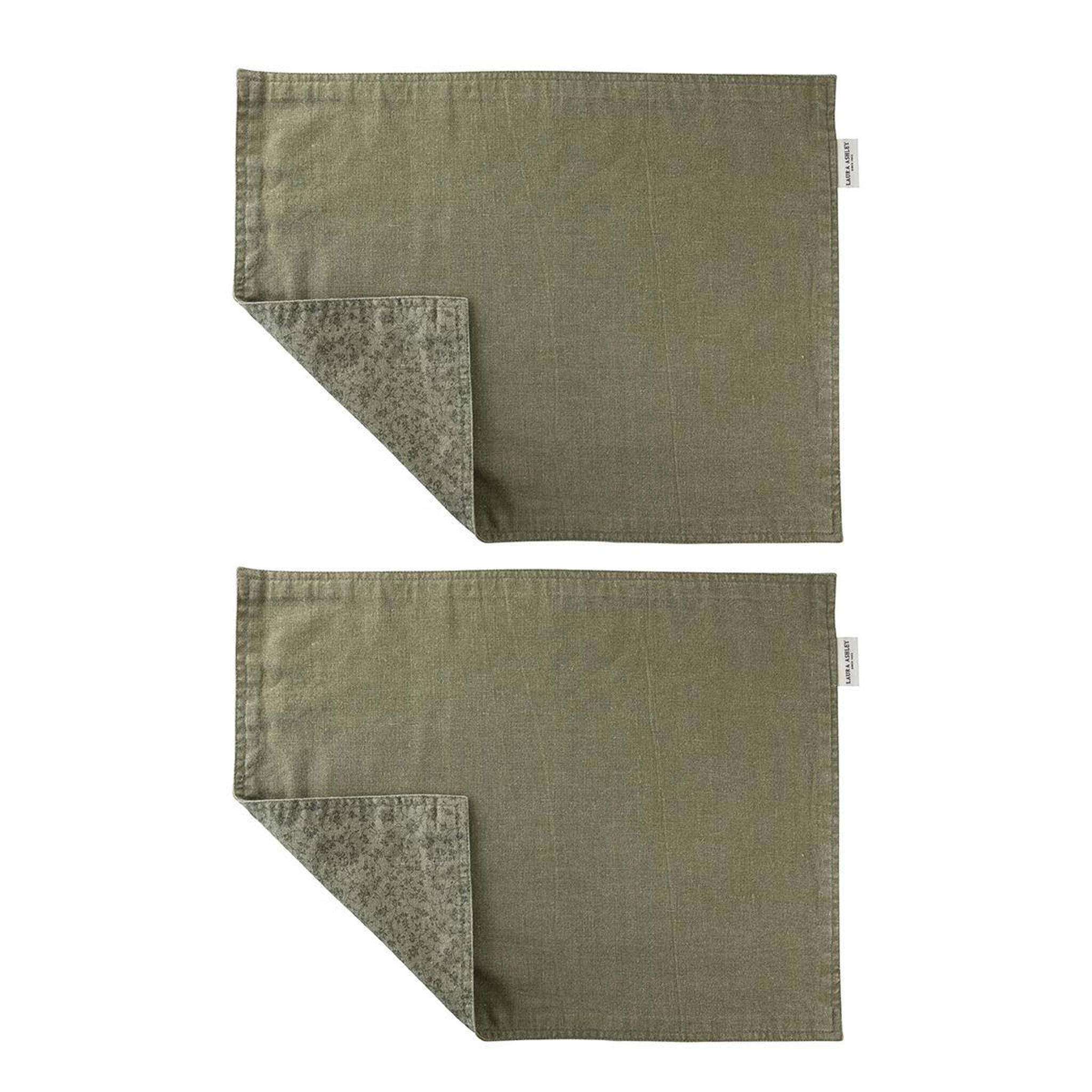 Laura Ashley Wild Clematis placemat (set van 2) (dubbelzijdig) wehkamp