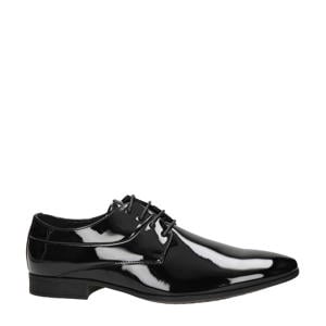 Bottesini lak veterschoenen zwart