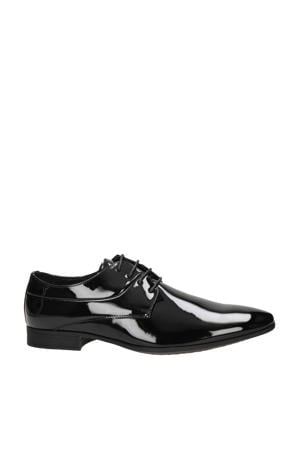 Bottesini lak veterschoenen zwart