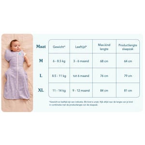inbakerslaapzak stage 1 Swaddle UP 1.0 grey