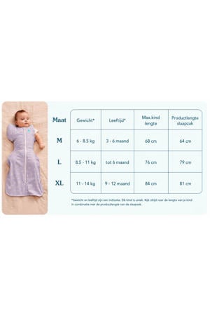 inbakerslaapzak stage 1 Swaddle UP 1.0 grey
