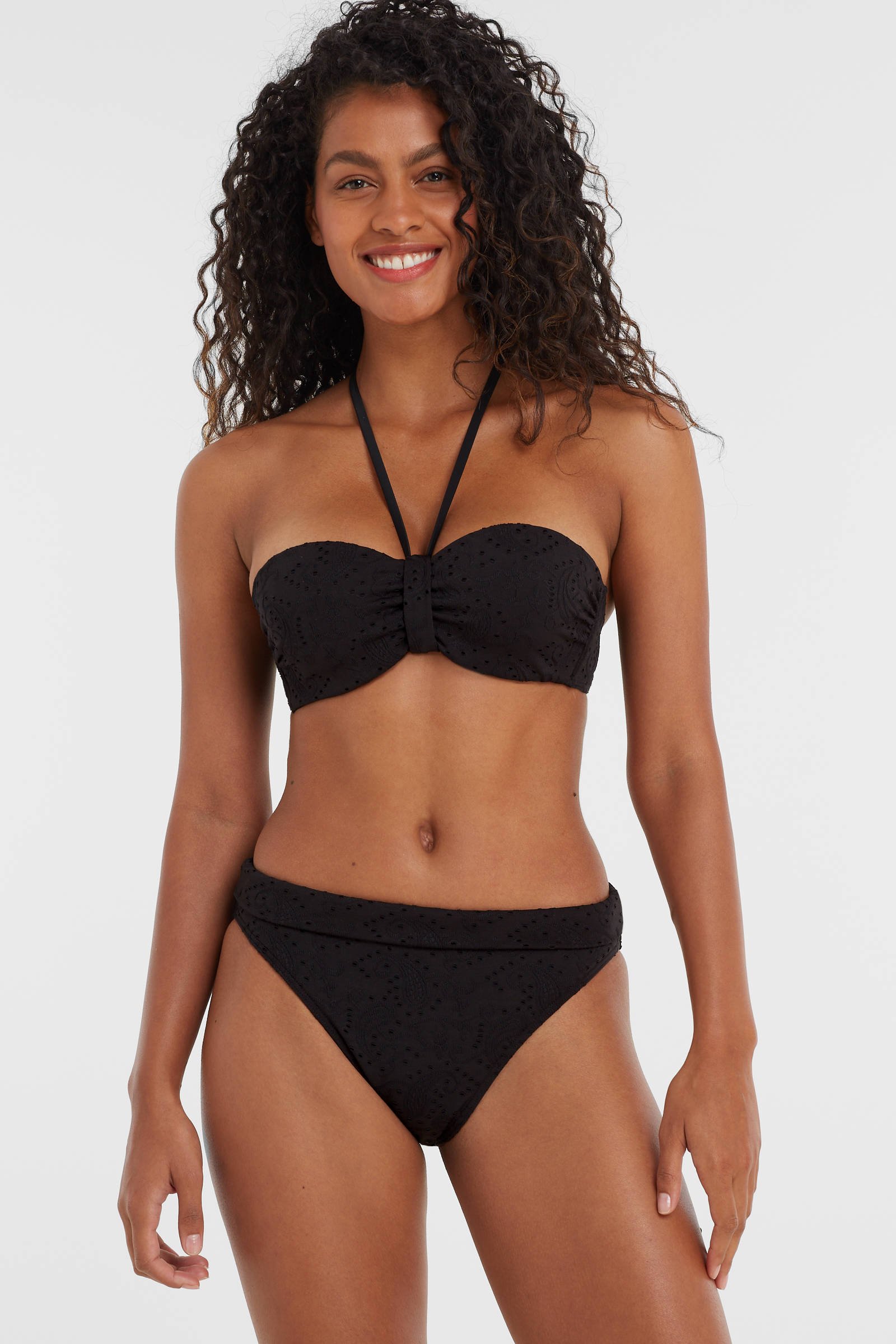 Bandeau bikini top zwart new arrivals