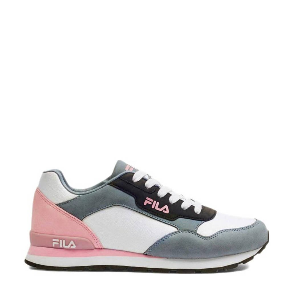 sneakers wit/grijs/roze | wehkamp